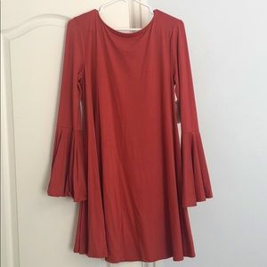 Altar’d State Long sleeve Mauve Pink Dress